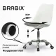 Кресло стул  "Eames MG-310 CH", хром, пластик белый, ткань серая, 532924. Фото товара с разных ракурсов.
