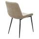 Стул для кухни Бюрократ KF-6 песочный Light 21 металл черный на ножках (KF-6/LT21). Фото товара с разных ракурсов.