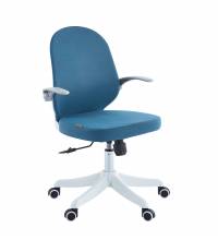 Кресло детское компьютерное CHAIRMAN CH107 голубой